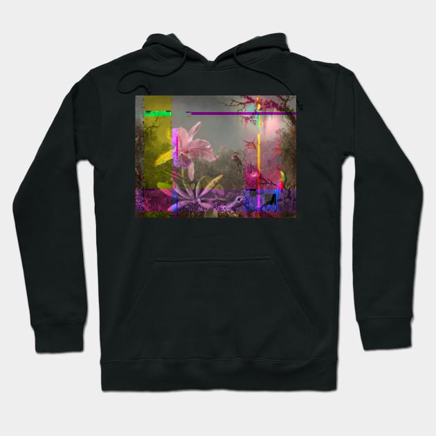 Glitch orchids Hoodie by ArtInPi